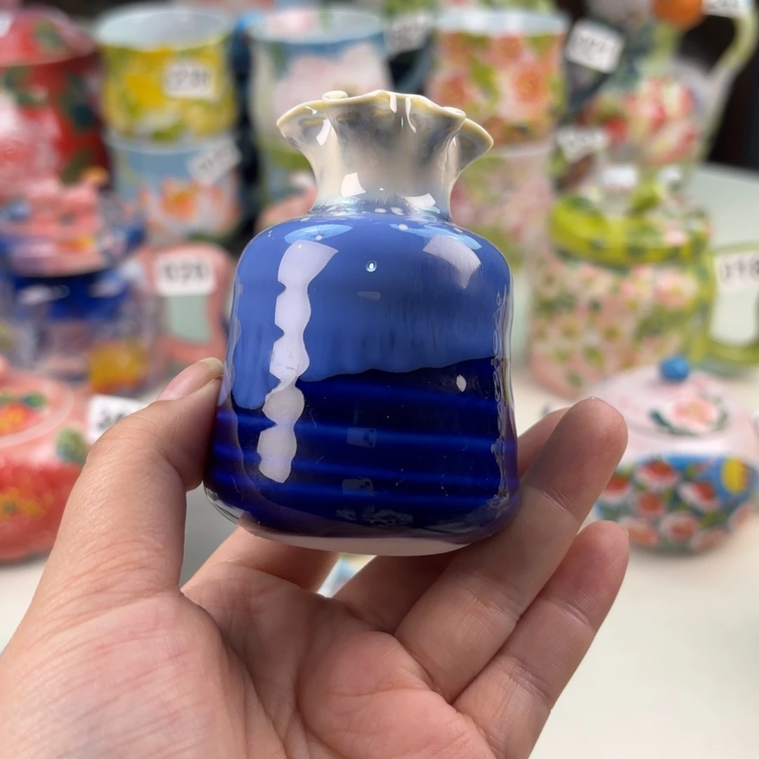 景德镇手绘高温釉下彩陶瓷茶具