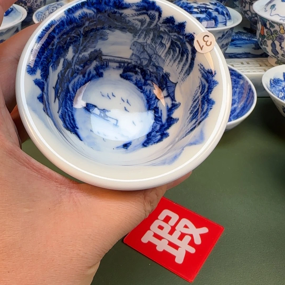 陶抖音闪购纯手工手绘开片31