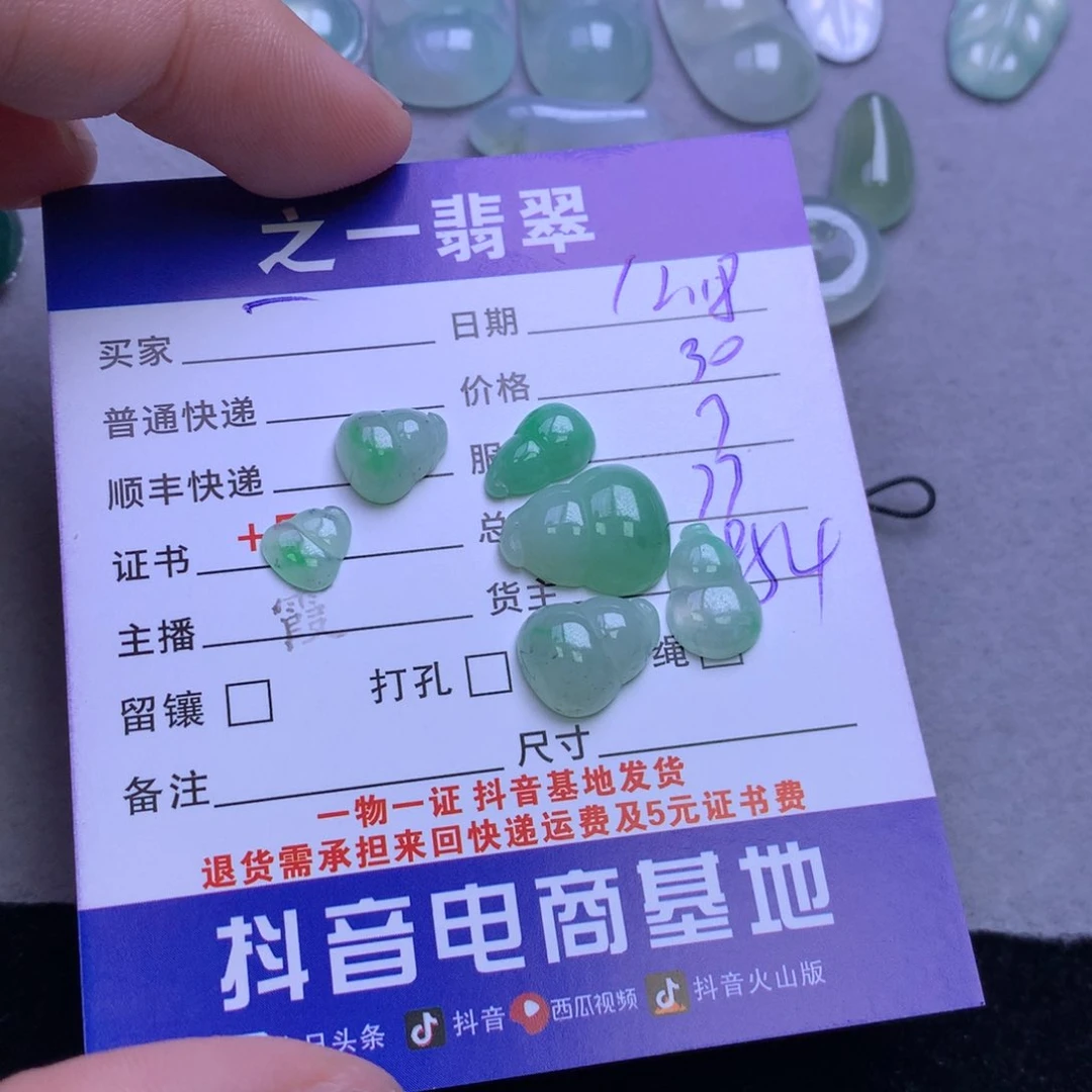 颈饰未镶嵌翡翠一**意
