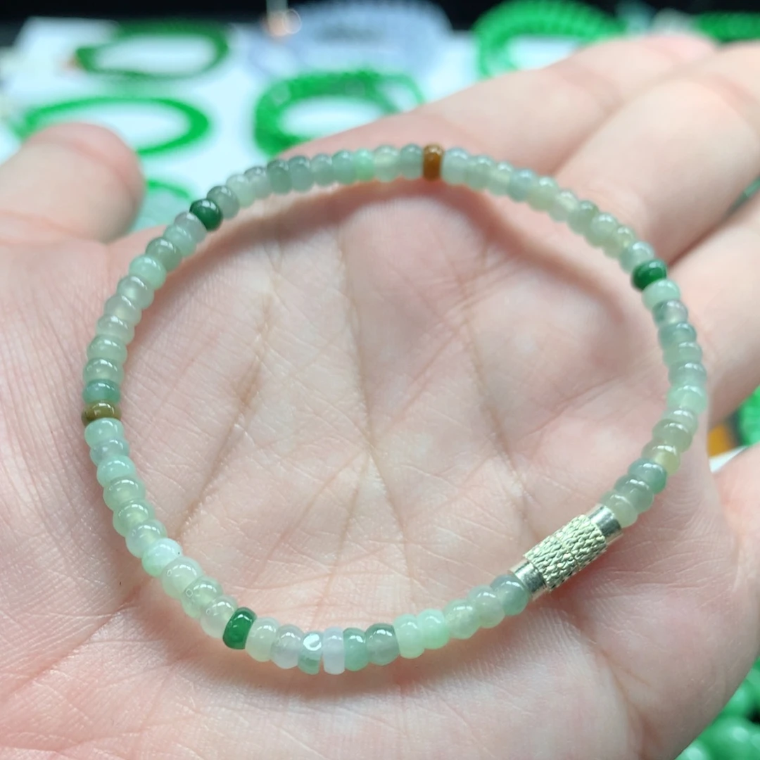 未镶嵌手链翡翠翡翠