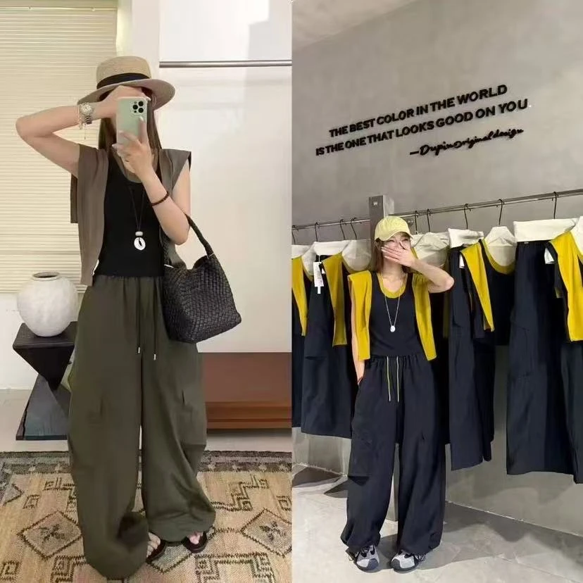 【AXIN定制】洋气显高显瘦带披肩休闲套装 5259