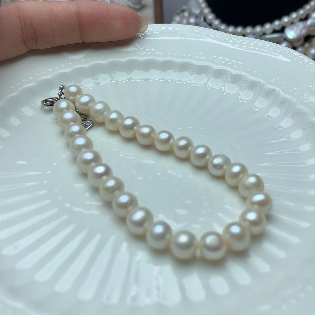 淡水珍珠7-8未镶嵌sl21手链