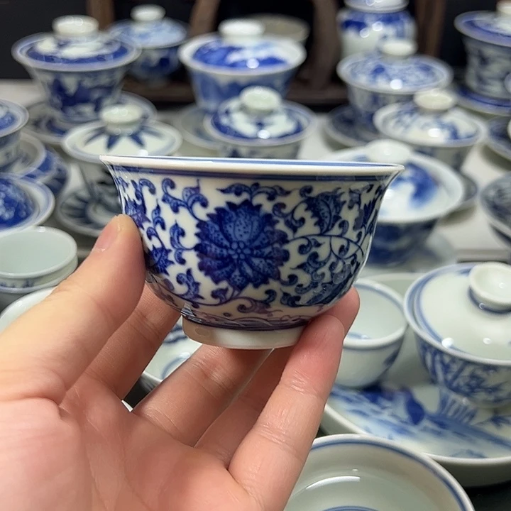 柴窑景德镇纯手工手绘