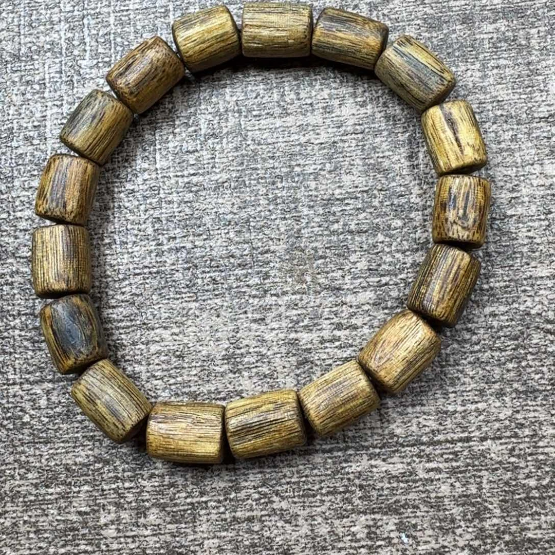 沉香碎屑沉香棋楠树心桶珠0.9/8.8