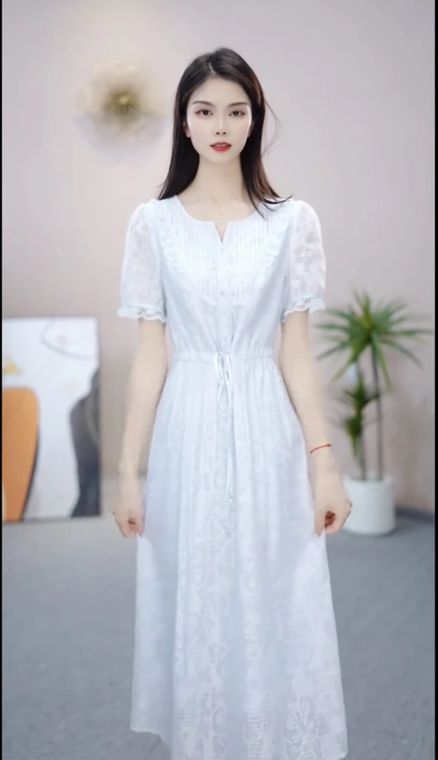 [依橙服饰] KK842 # 2025 新款  时尚  减龄 收腰 显瘦  连衣裙