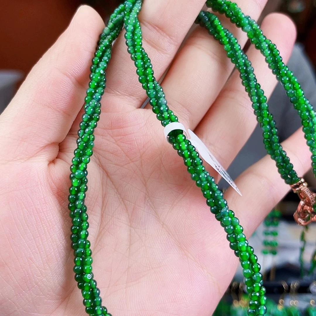 翡翠未镶嵌耳饰饰品