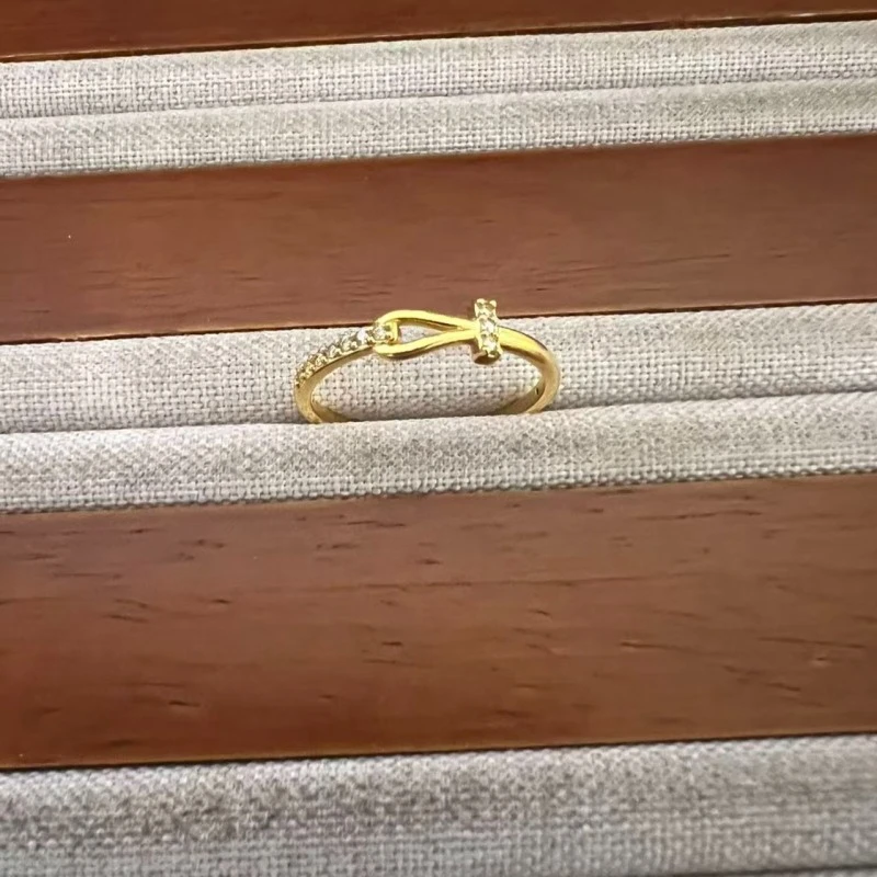 克重0.45 14号 马蹄6D戒指 足金999