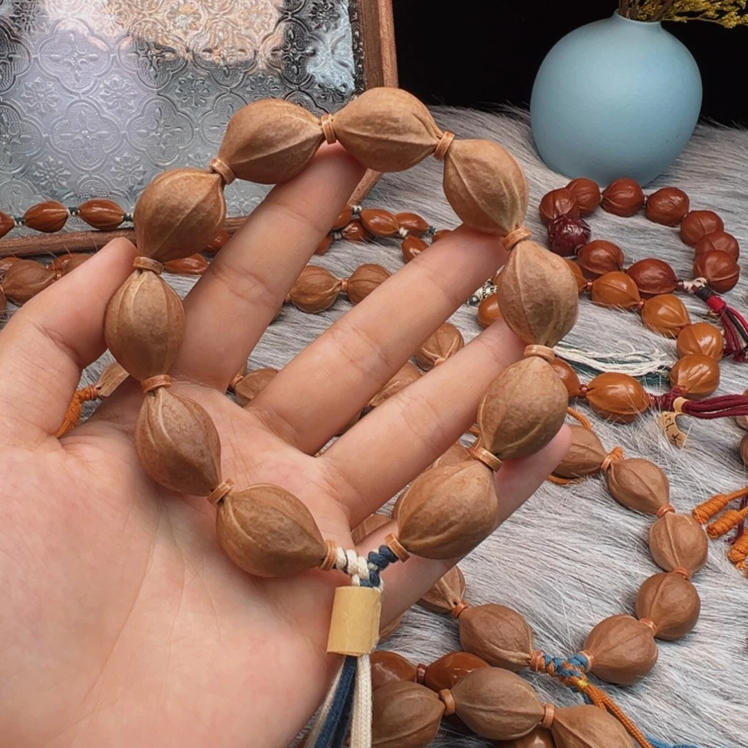 橄榄核手串梅林铁核17×24素串鲨鱼背