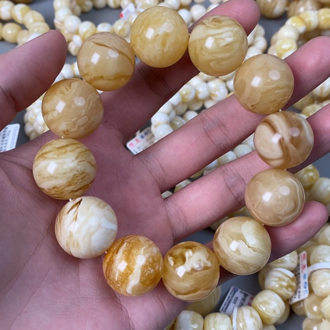 琥珀未镶嵌珠宝奇石21mm➕ 66.4g