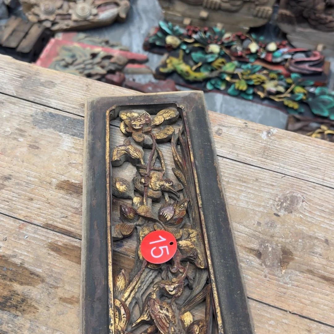 香榧木我****子香樟木木雕摆件工艺品