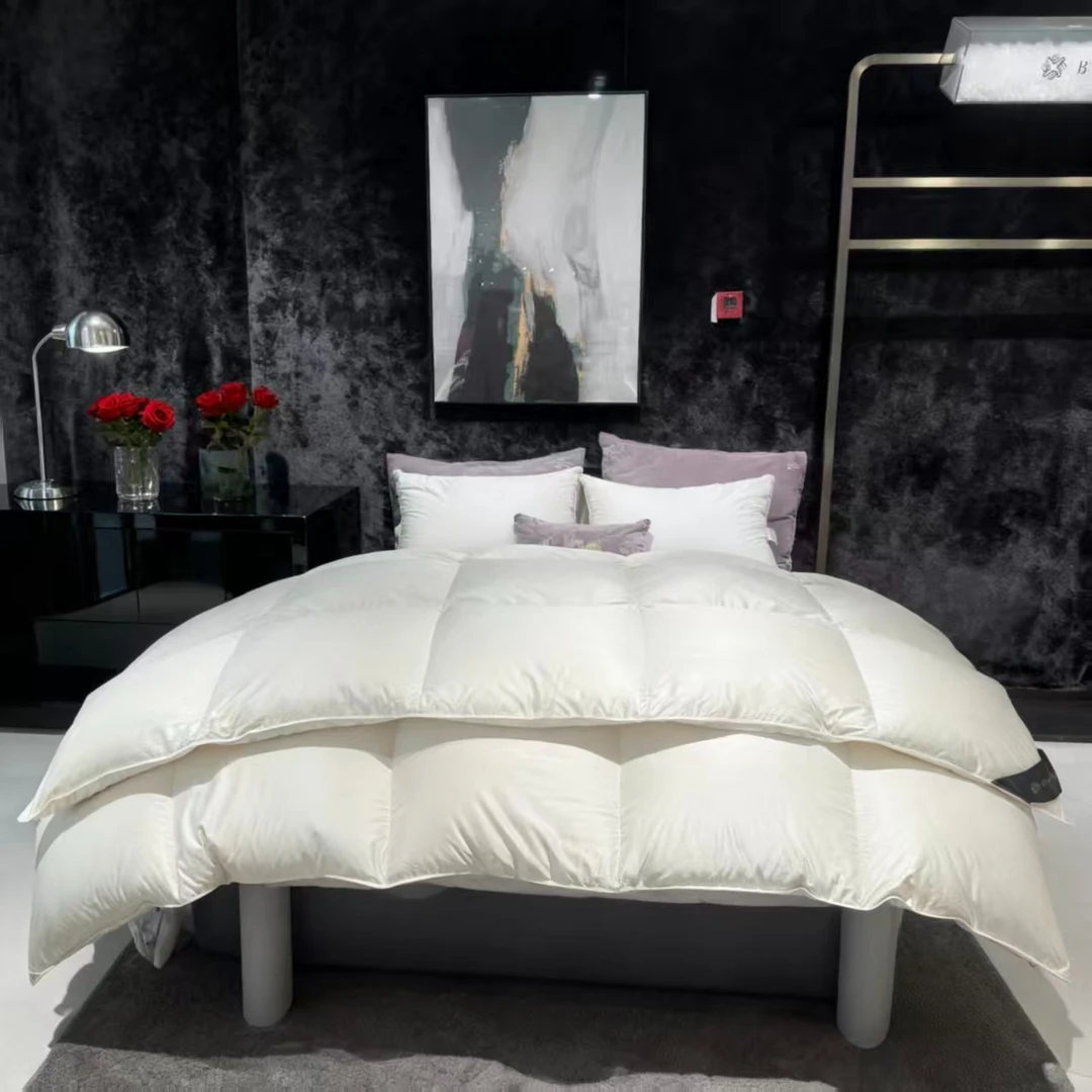 【限量款900蓬】95白鹅绒加厚冬被丝滑面料高奢子母被柔软鹅绒被