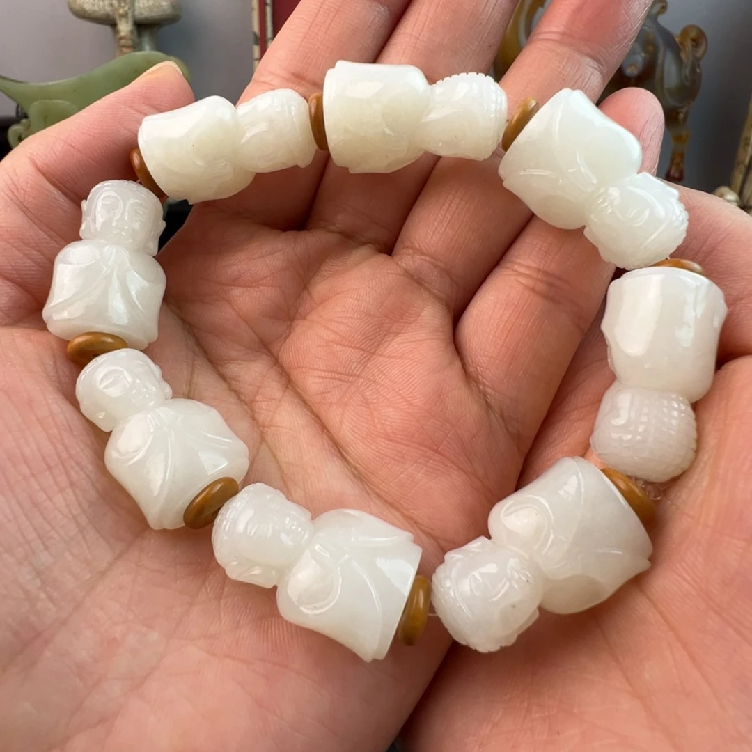和田玉（糖玉）未镶嵌手链福利多多福利福利