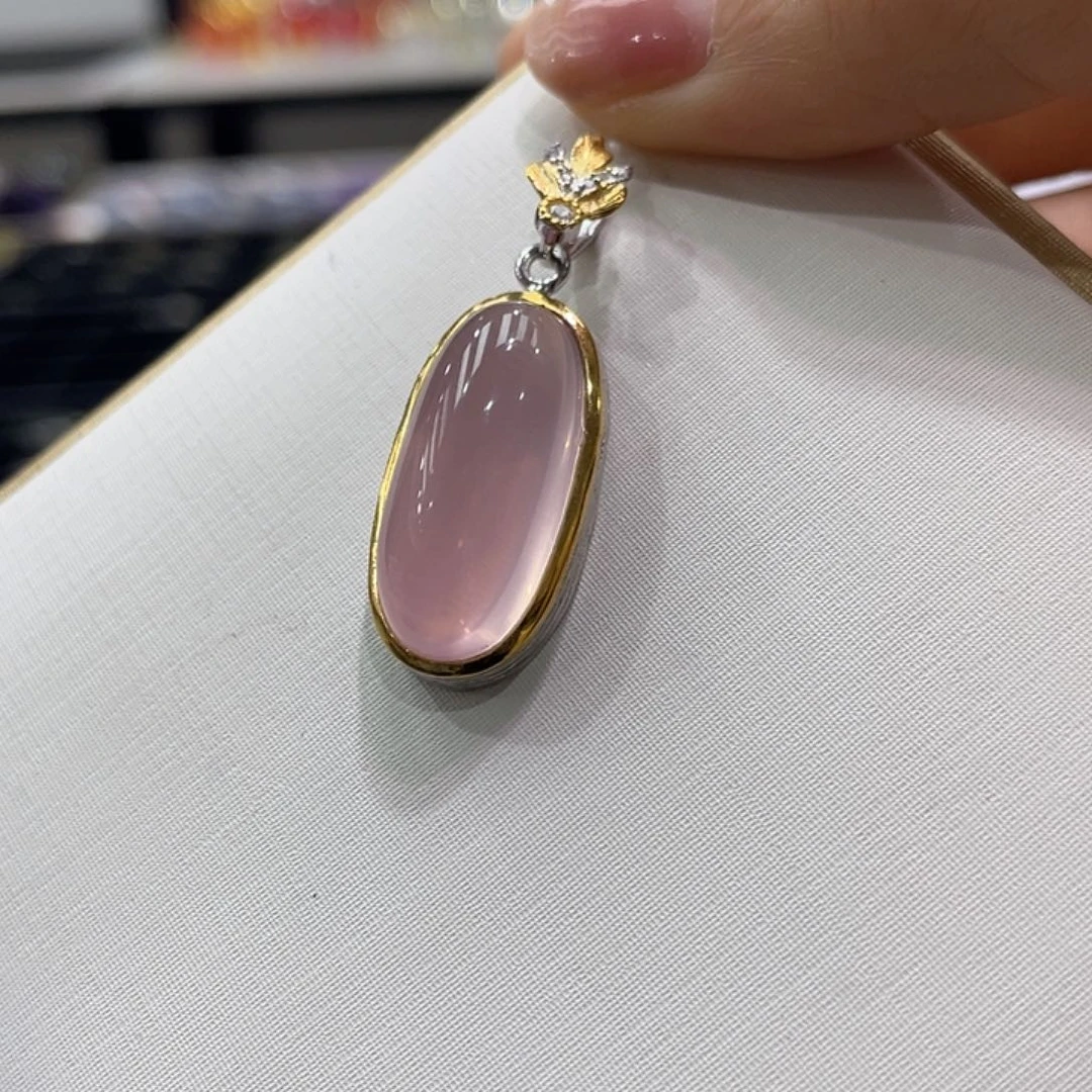 水晶珠宝半成品银S925镶嵌