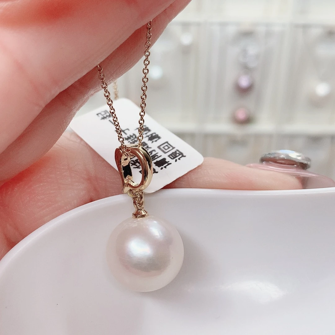 合金淡水珍珠吊坠(赠链)