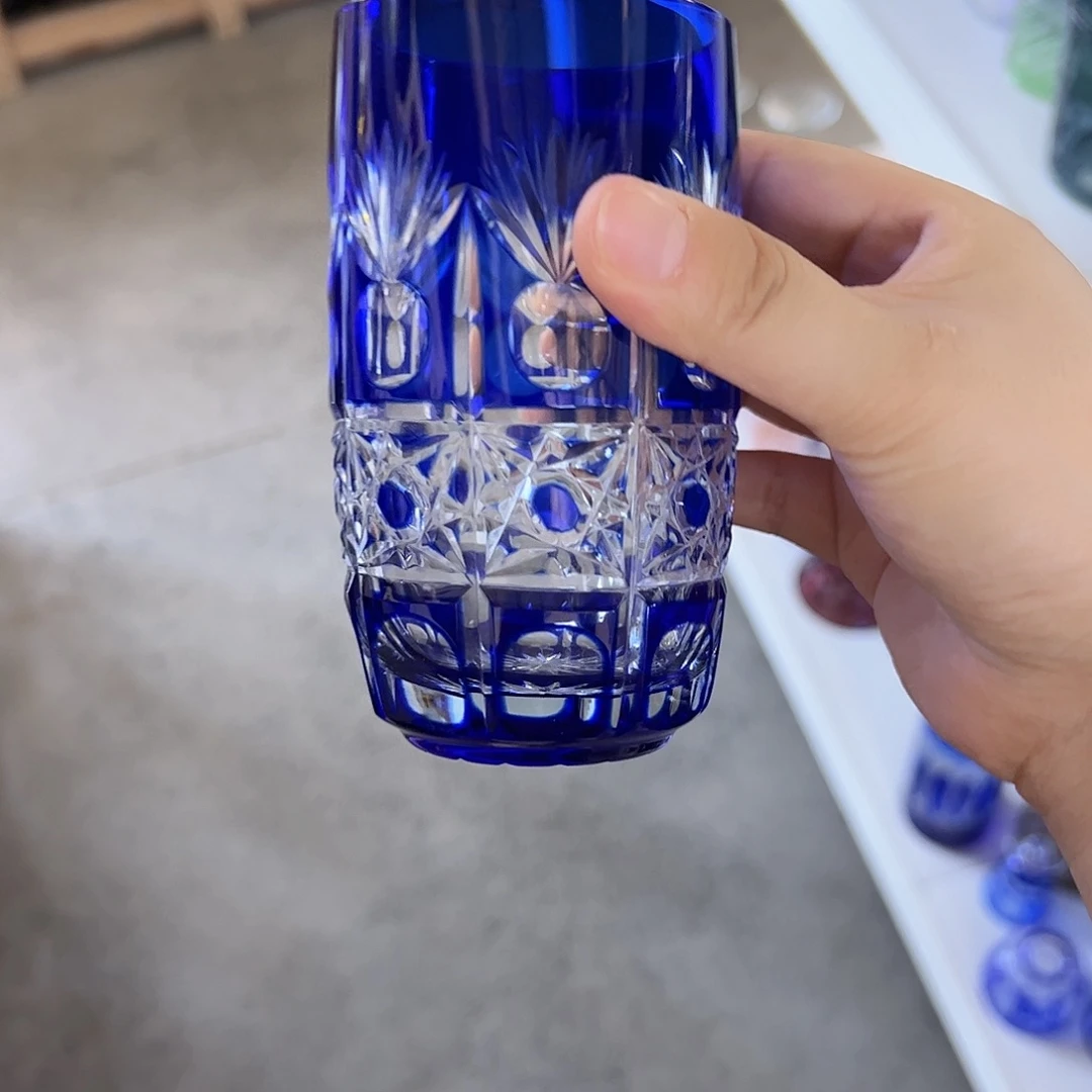 平底款水晶玻璃微瑕一个