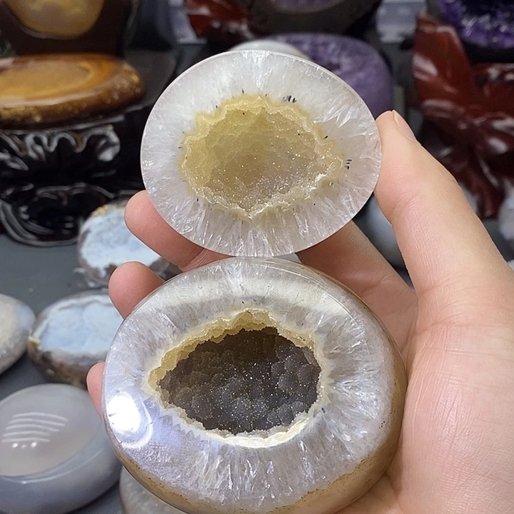 紫晶未镶嵌摆件聚宝盆