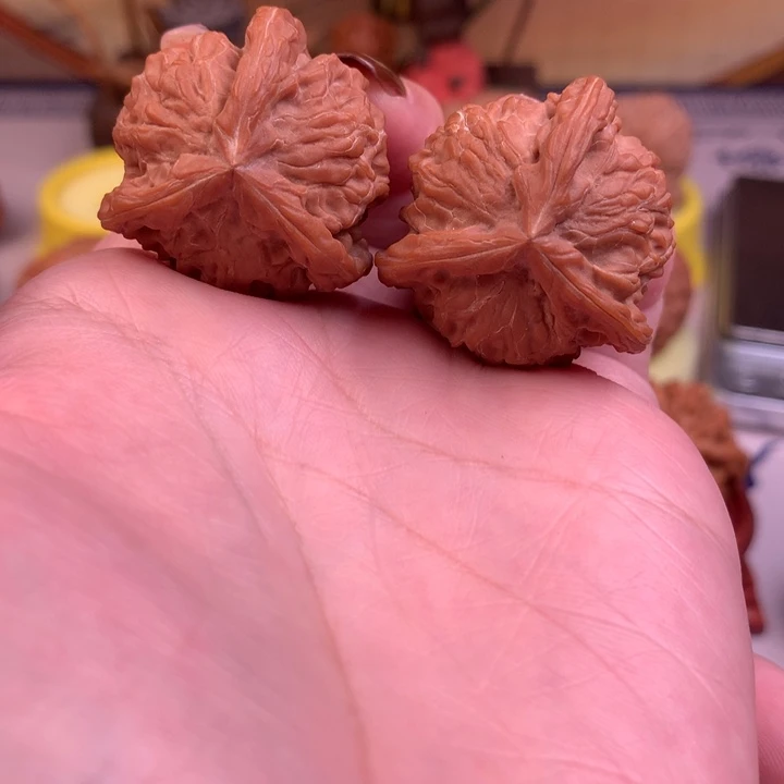 吊坠文玩核桃盘山三菱