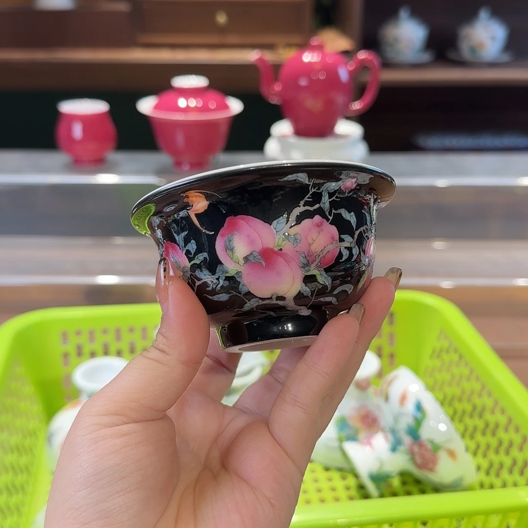 珐琅彩主人杯茶具系列