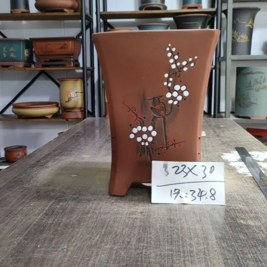 紫砂花盆库存尾货清仓