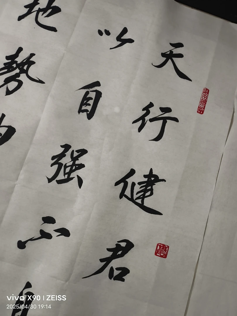 天行健君子以自强不息家居饰品办公室客厅公司现代装饰画