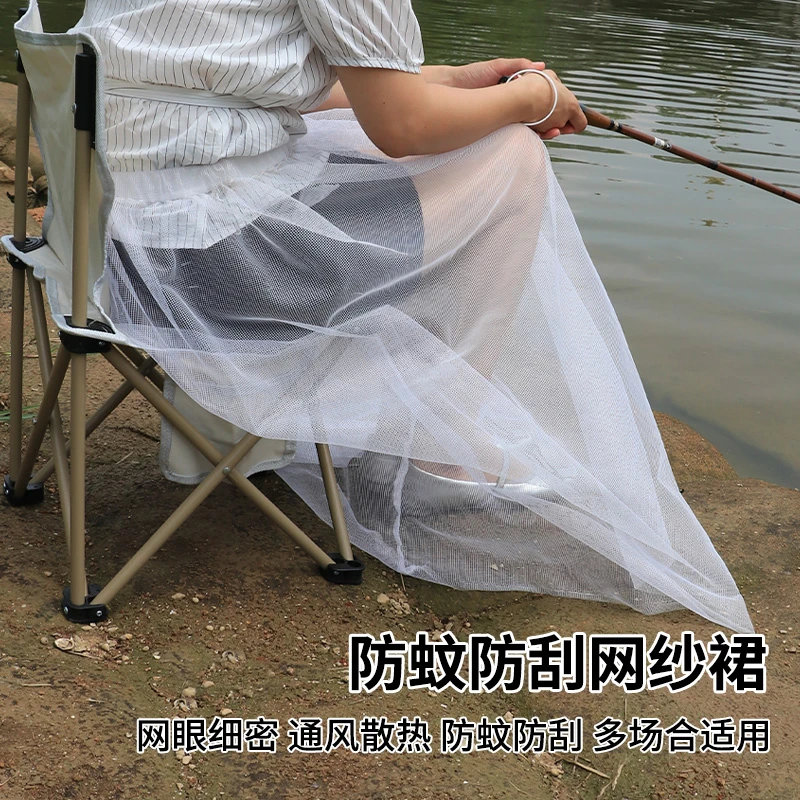 户外采摘防蚊虫网纱裙露营防飞蚁网野炊防蜜蜂透气纱猪场防苍蝇罩