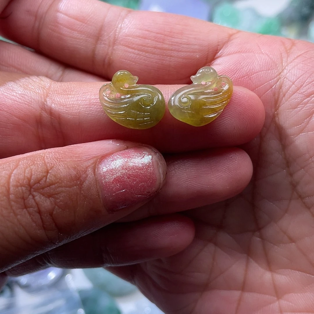 颈饰未镶嵌翡翠翡玉缘翡翠