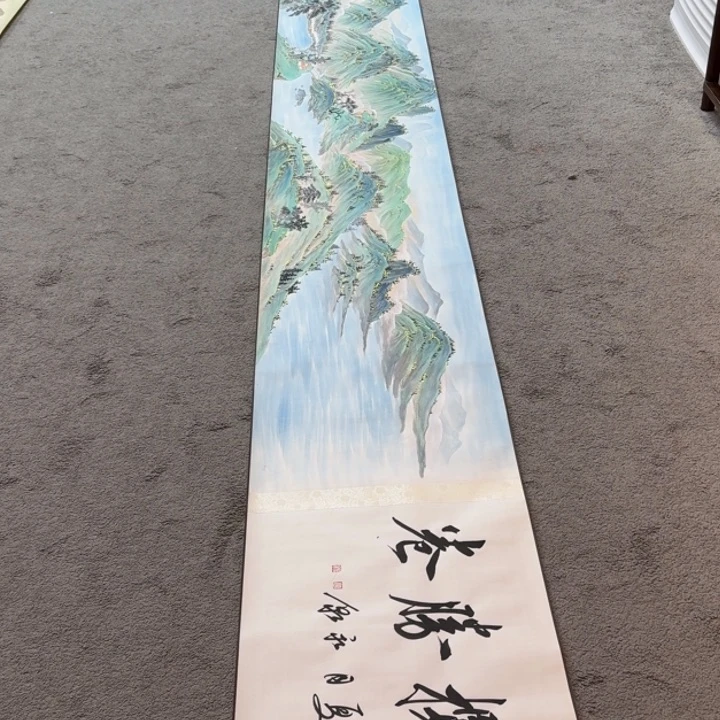 国画寇永泉 长卷 书画精品