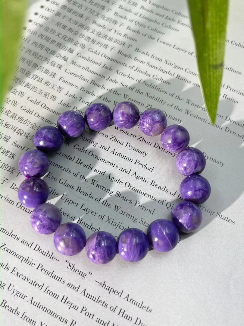 天然紫龙晶手串 @多样性发其一