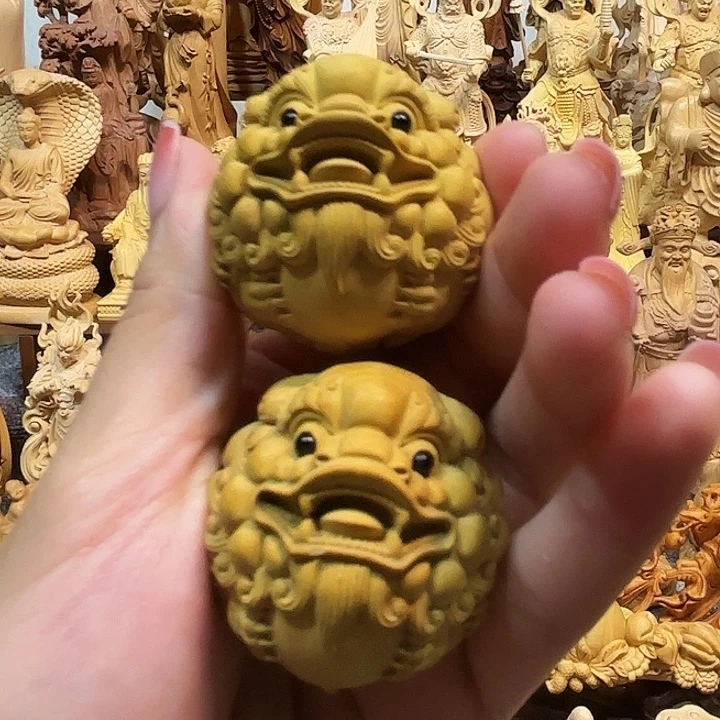 黄杨木黄杨木瑕疵貔貅