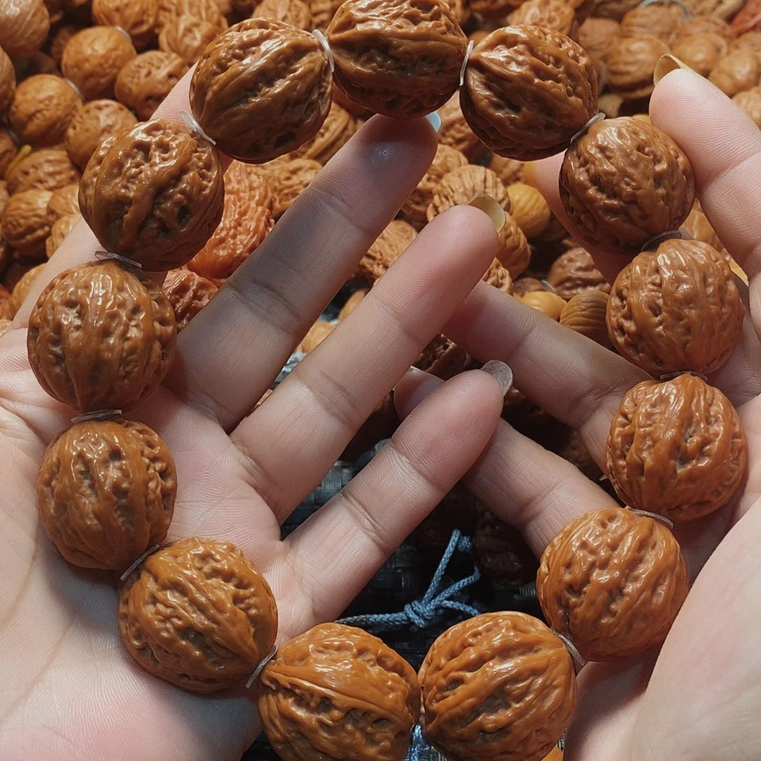 文玩核桃手串粗筋