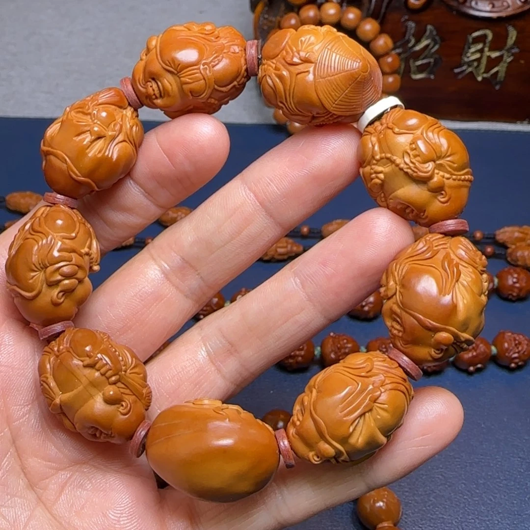 橄榄核手串/手链八宝弥勒