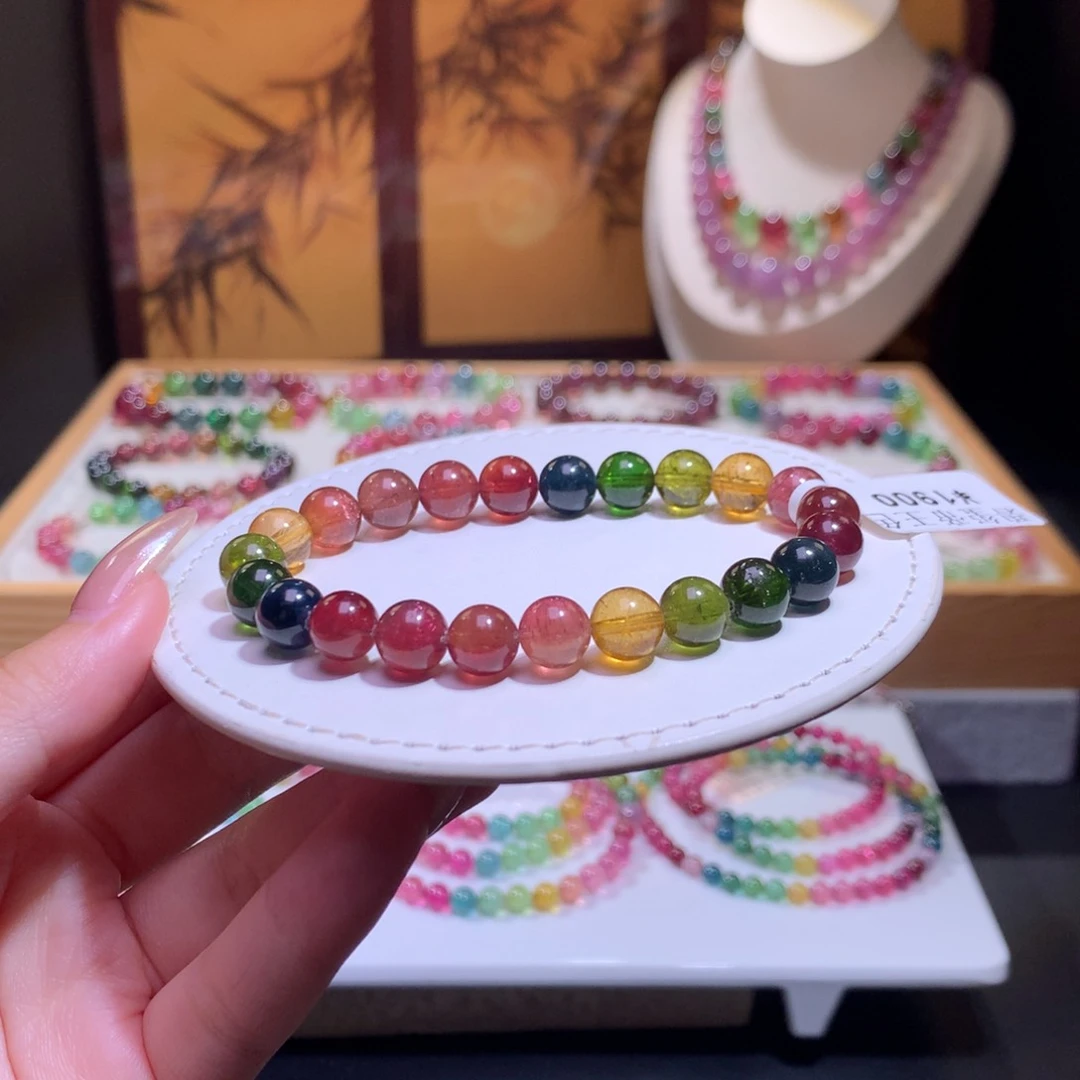 未镶嵌手链碧玺碧玺