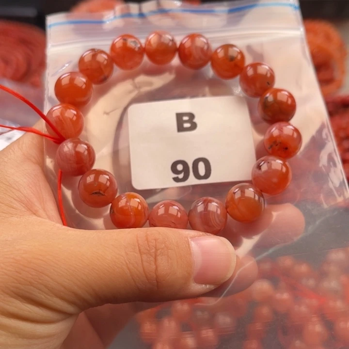 南红玛瑙未镶嵌多样性发货默认微瑕称重11mm