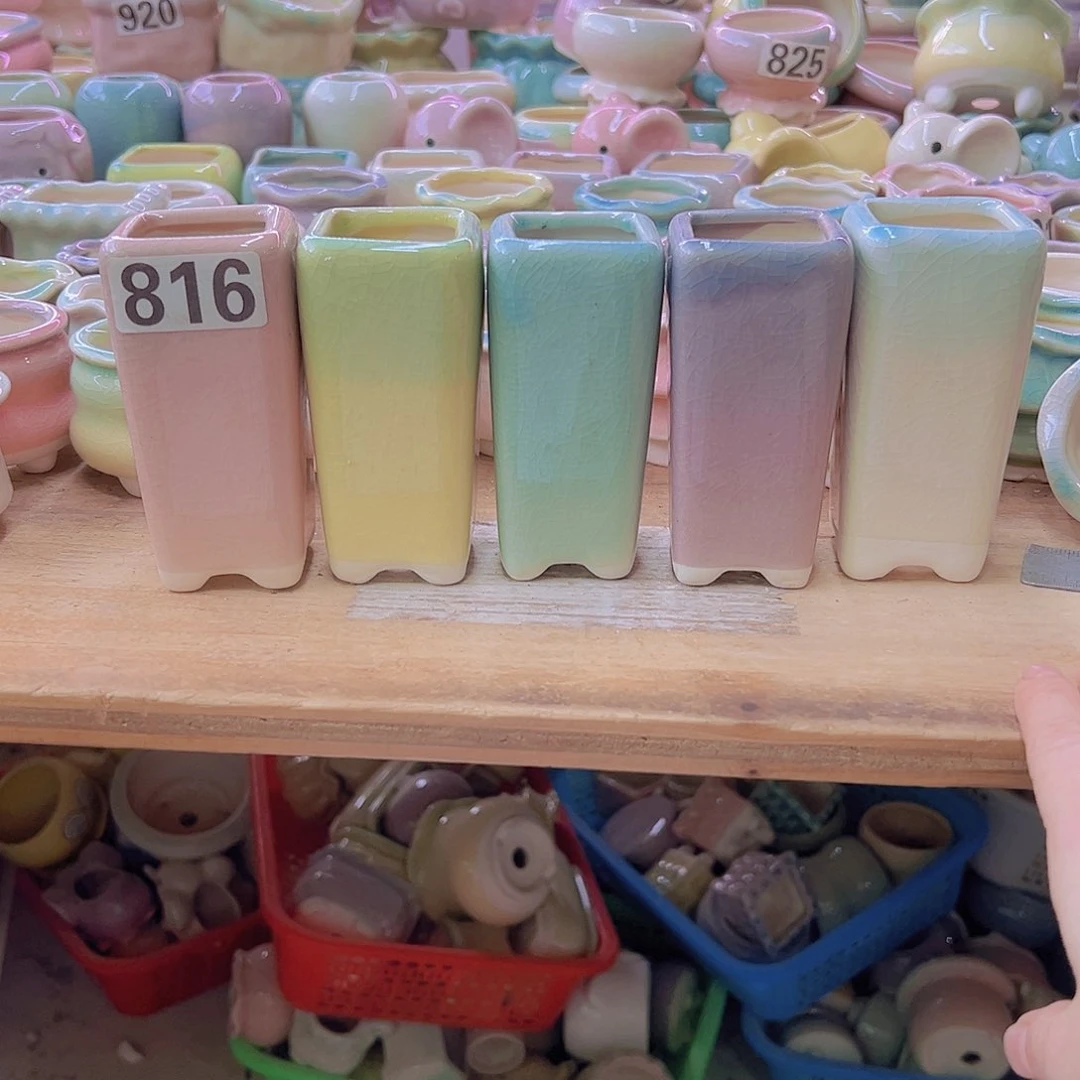 陶瓷花盆当场满12包邮