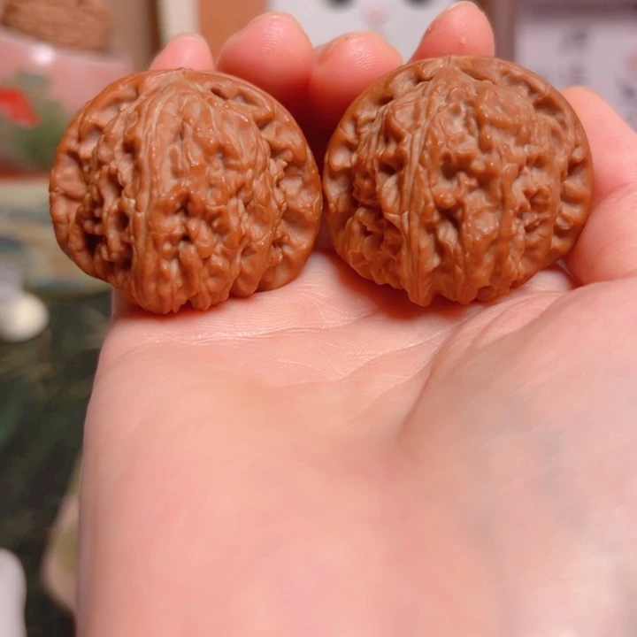 文玩核桃吊坠高精配经典款白狮子