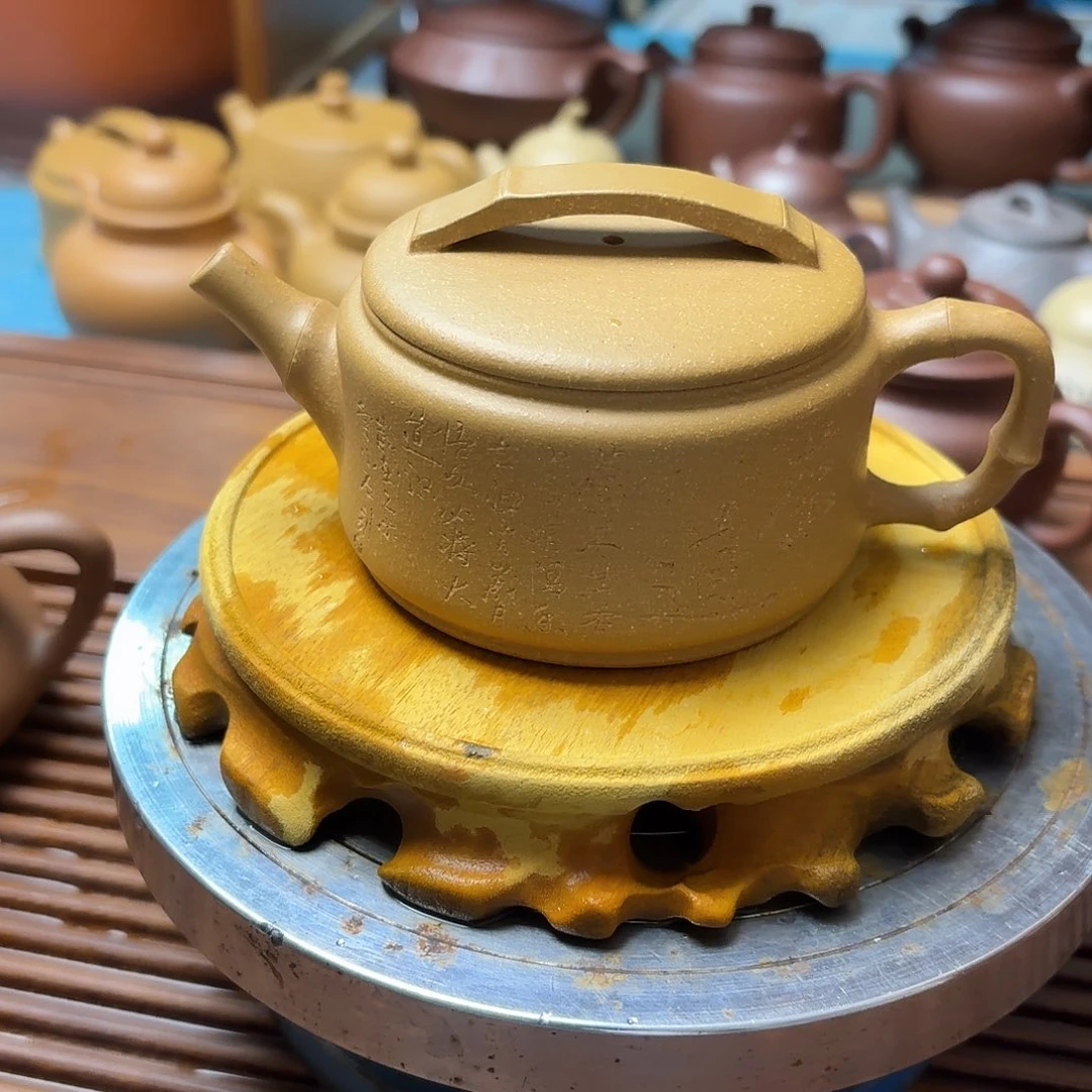 茶壶紫砂半手工制作