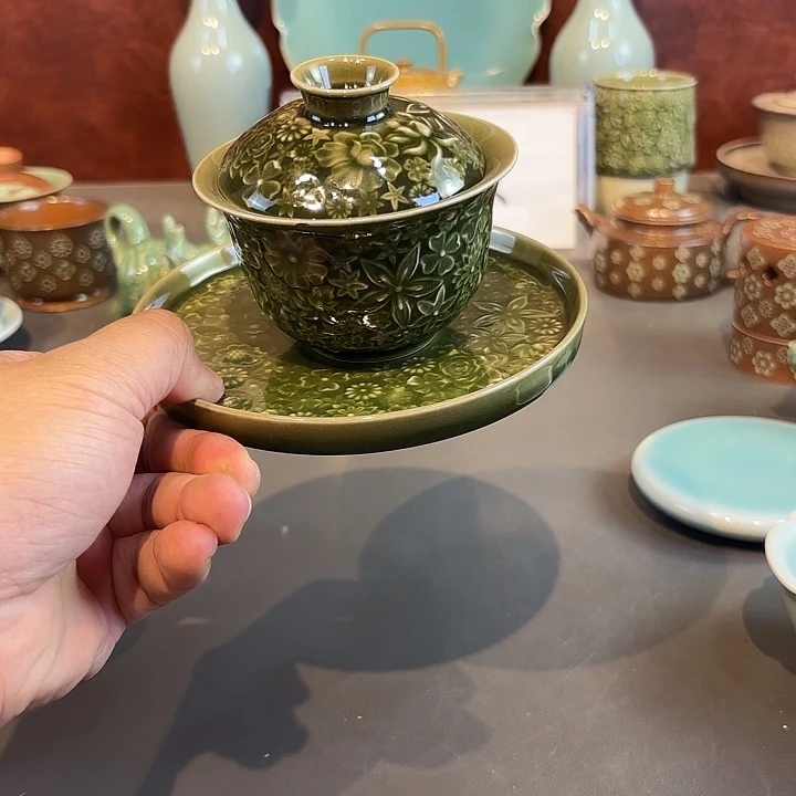 晨***煦瓷片龙泉青瓷福利青瓷