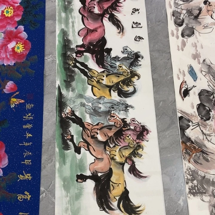 枕书斋画廊的直播间