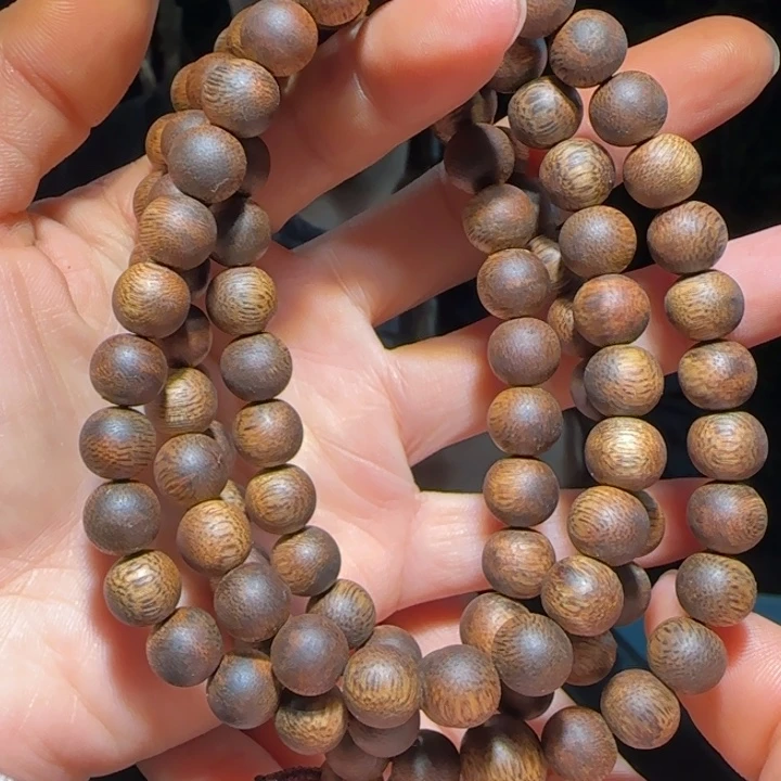 手串沉香海南老白棋09链子40克+