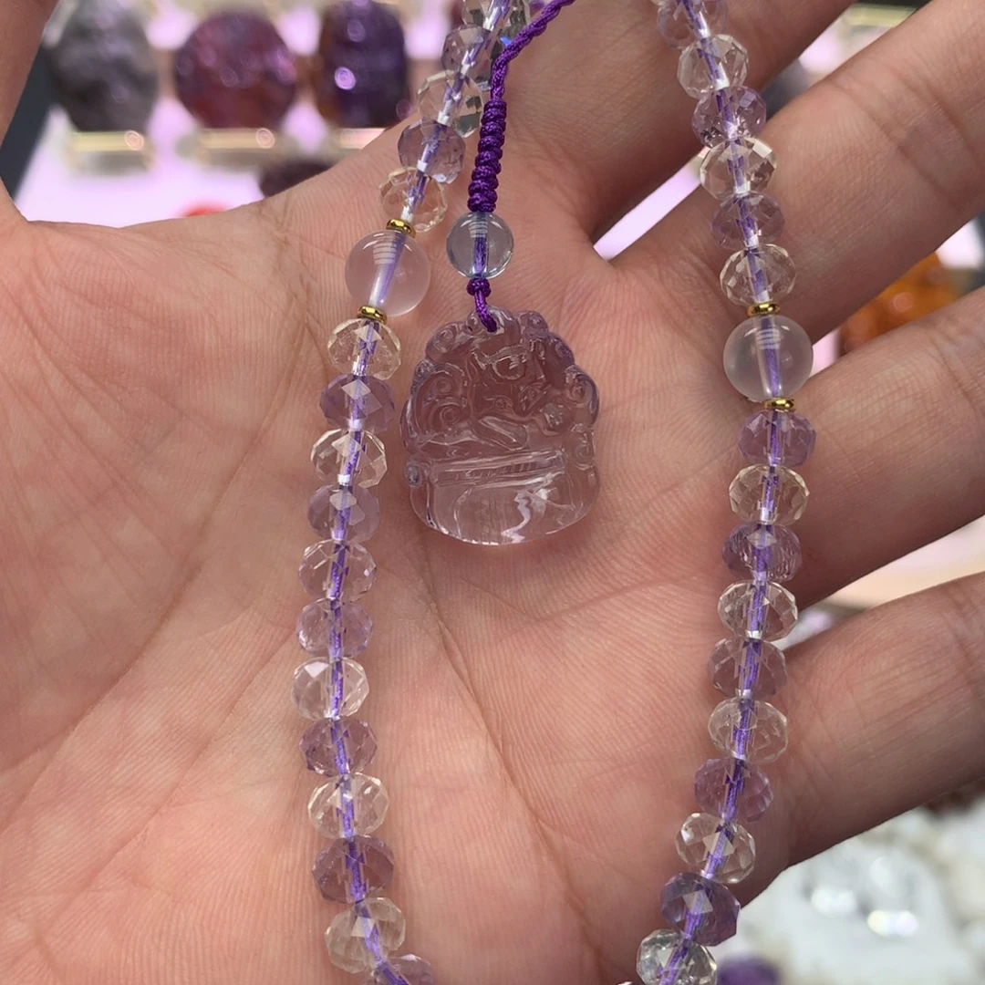 水晶颈饰未镶嵌手机挂