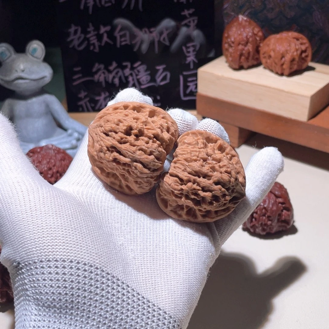 把件文玩核桃凹底4441，9209