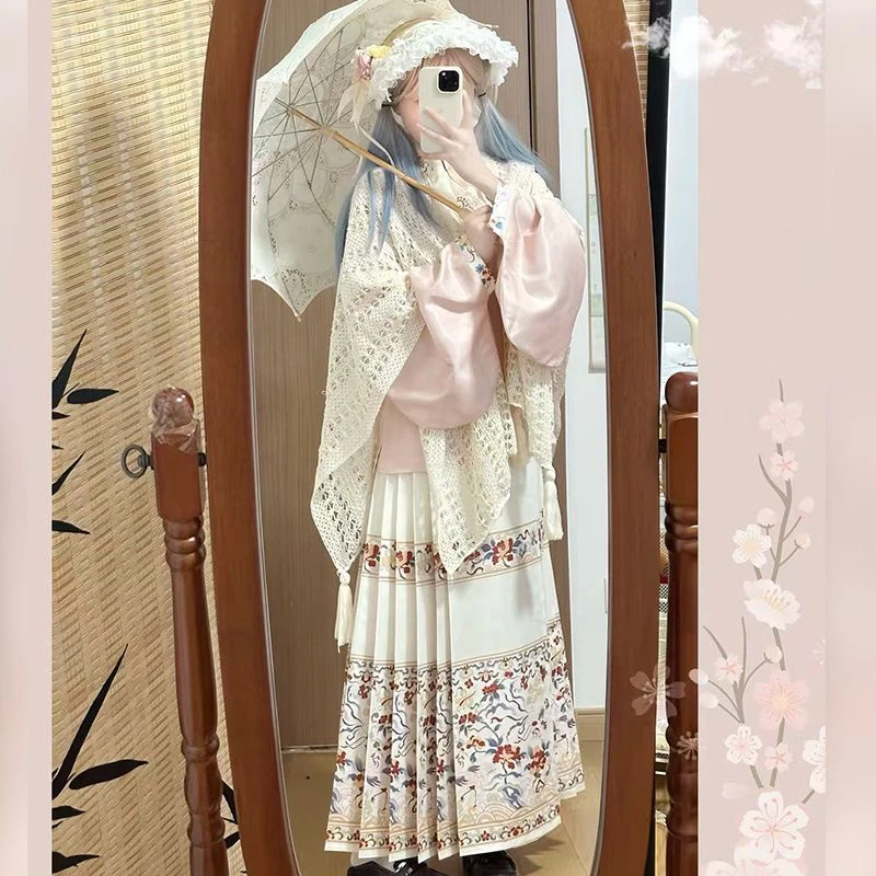 千月汉服直播链接，，诃子裙大袖衫，备注编码，No退No换，