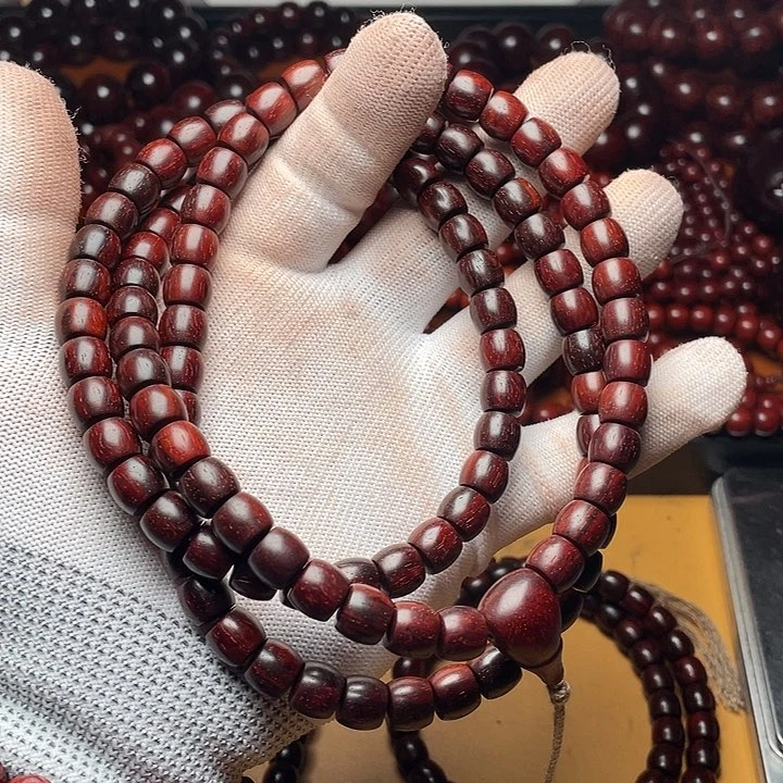 檀香紫檀（小叶紫檀）8*9精工直切火焰纹琴料