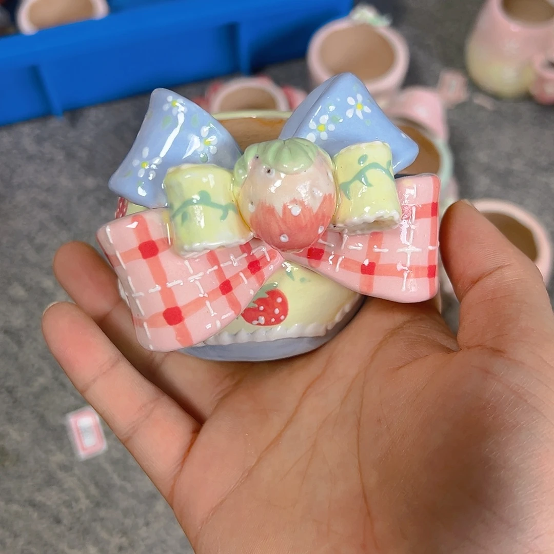 清仓老梧家的手工多肉花盆