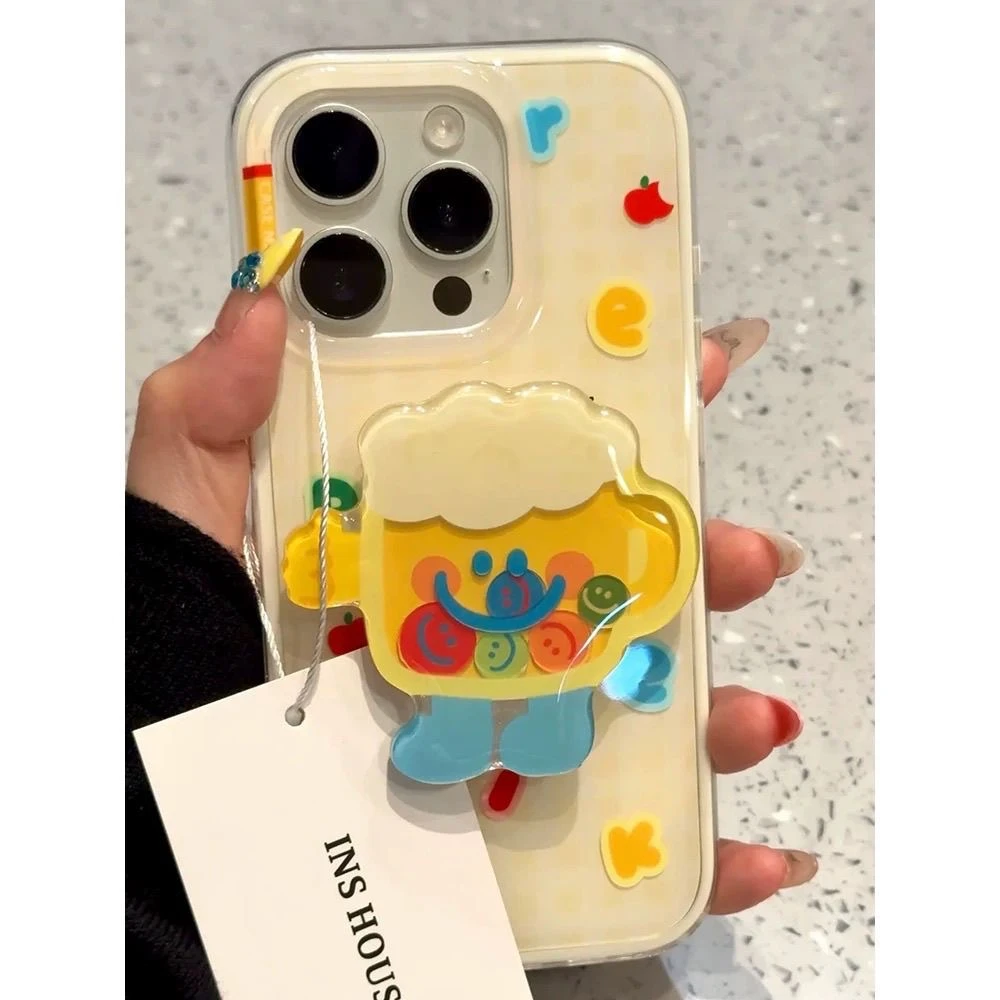 壳望啤酒摇摇乐适用苹果华为vivo小米oppo女款iphone15/16/14荣耀