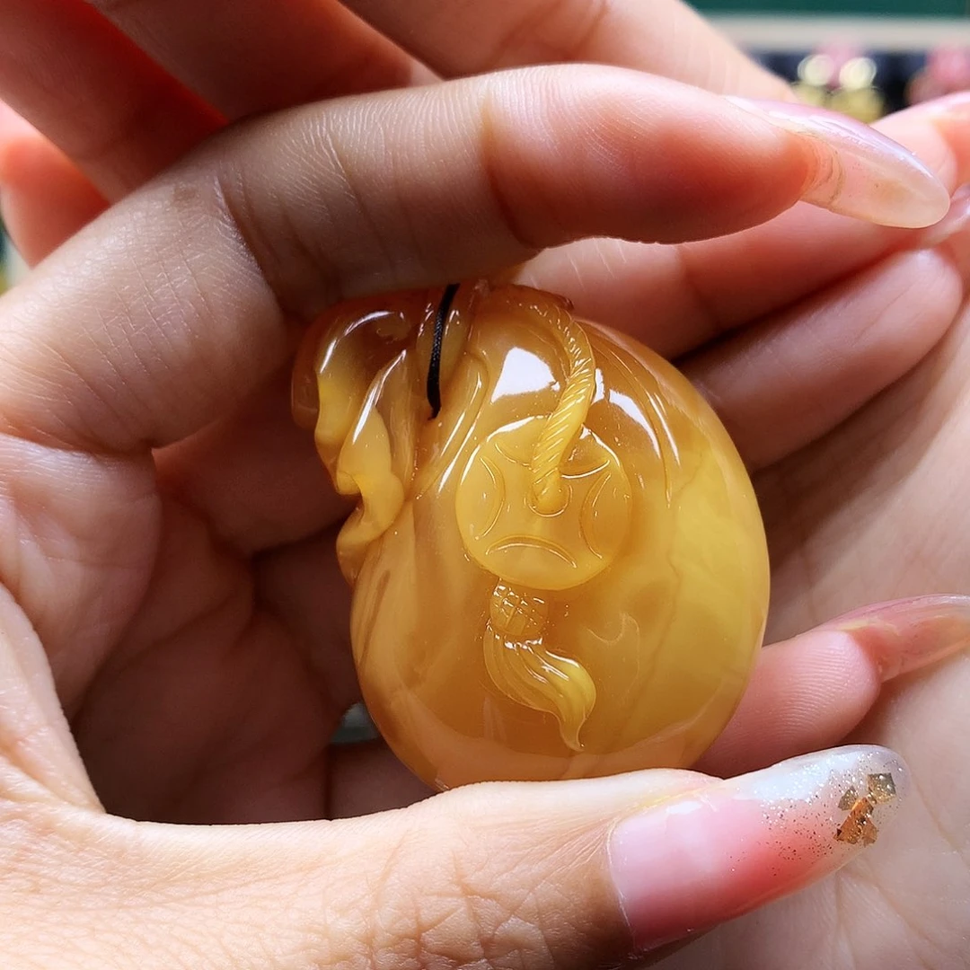 蜜蜡颈饰未镶嵌?****?吊坠