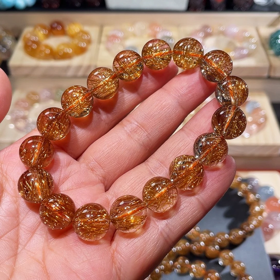 未镶嵌手链水晶发晶手链