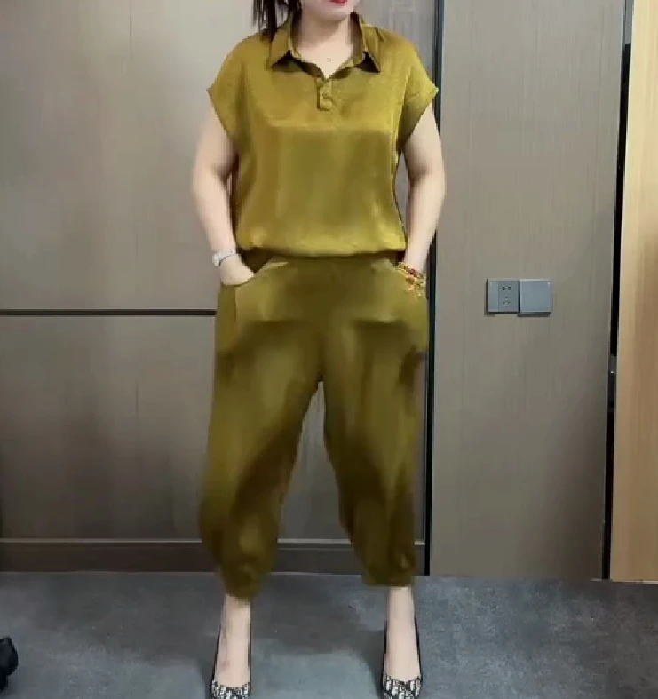 妈妈休闲时尚气质减龄套装