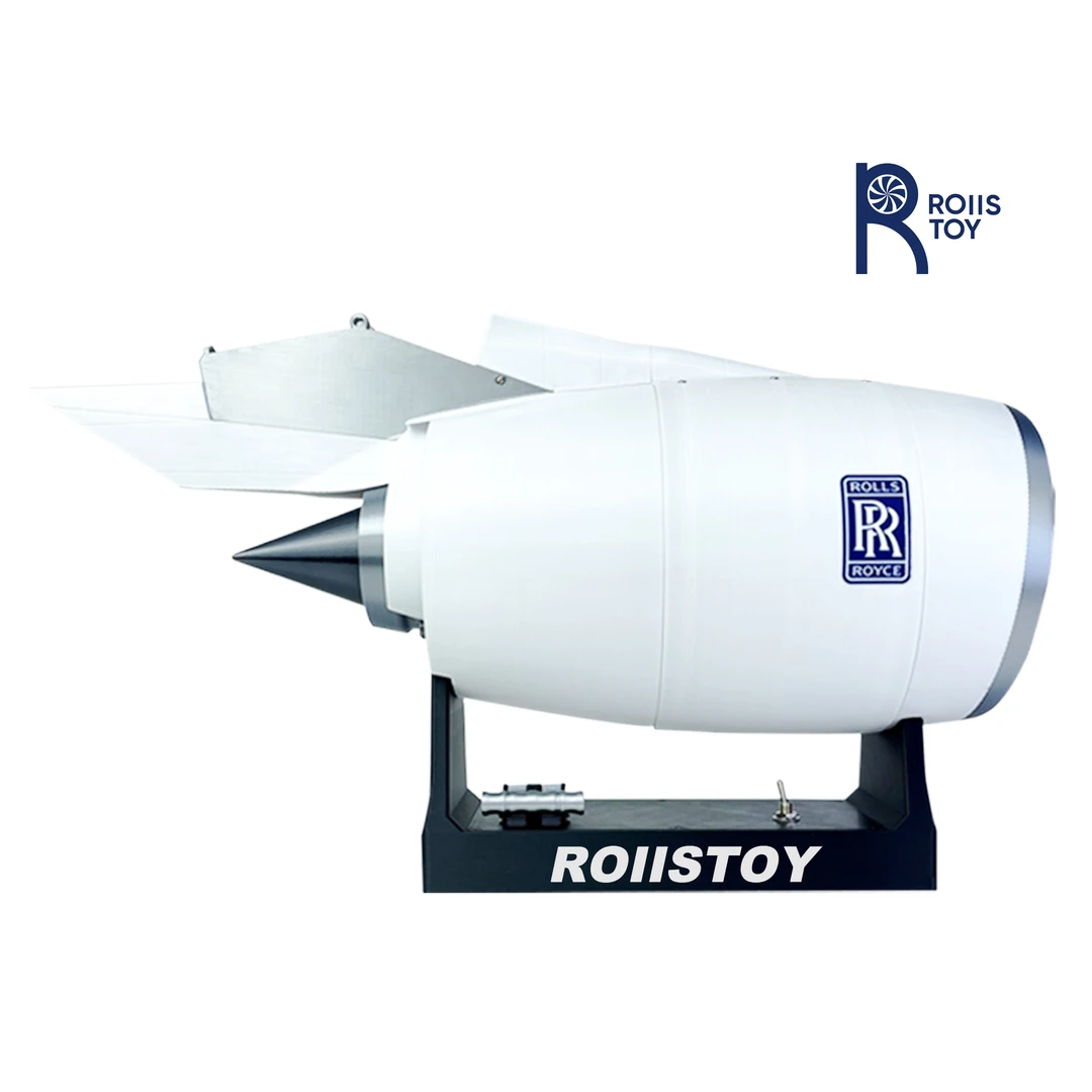 【圣诞礼物】小号罗尔斯罗伊斯飞机涡扇发动机模型 整流罩版41厘米