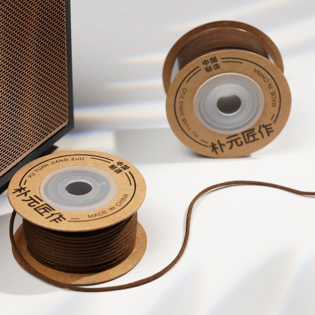 文玩线手串多圈108藏式包芯棉绳1.5mm可拉丝抽芯